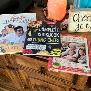 Lot of 3 cookbooks for kids